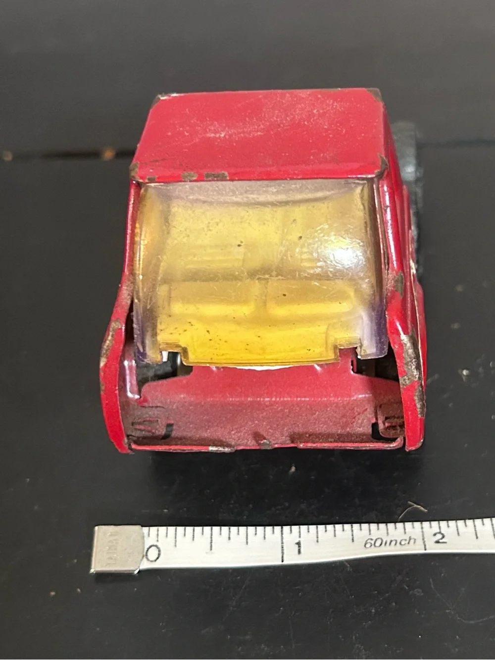 Coca Cola Red Vintage Toy Truck with White Wheel Hubs